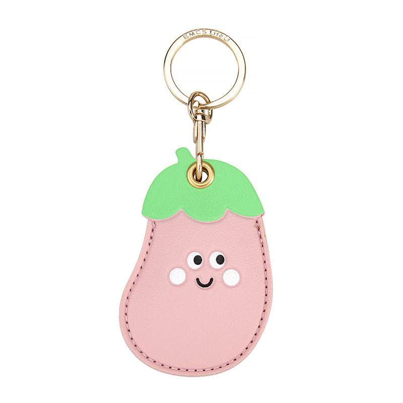 Wholesale PU Fruit Koi Access Card Set Keychain